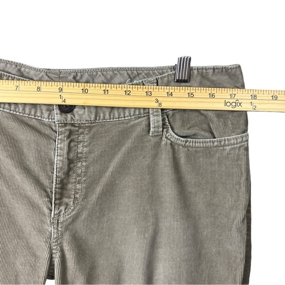 Eddie Bauer Corduroy Women's Curvy Bootcut Pants 12 Khaki Tan Stretch - Picture 8 of 11